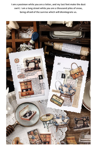 Set de 40 Stickers Decorativos Retro 'Life Love Song' - 4 Diseños DIY - Image 15
