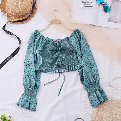 Blusa Elegante Fuera del Hombro en Chifón para Mujer - Colección Verano - Image 14