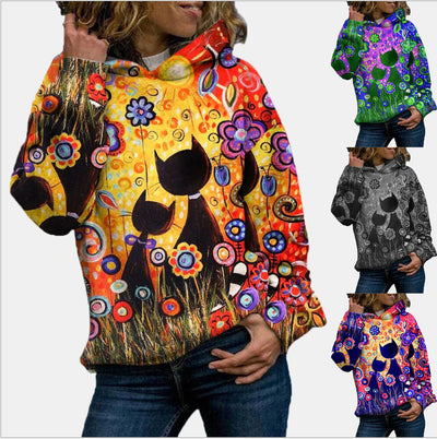 Suéter Estampado para Mujer con Diseño de Gatos - Image 5