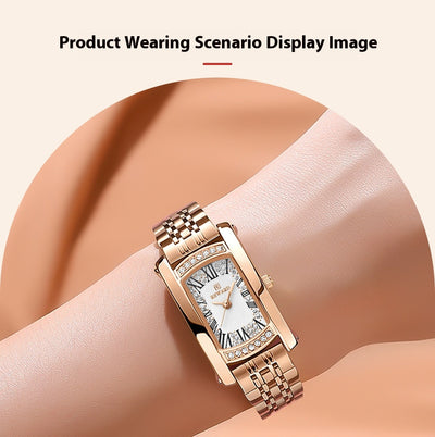 Reloj de Pulsera Cuarzo Mujer Resistente al Agua - Lujo Asequible - Image 12