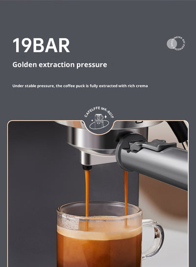 Cafetera Espresso Automática y Semiautomática con Vaporizador de Leche - Image 8