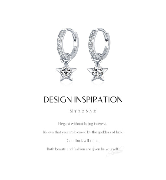 Aretes de Plata S925 con Diamantes Brillantes Estilo Urbano Versátil - Image 10