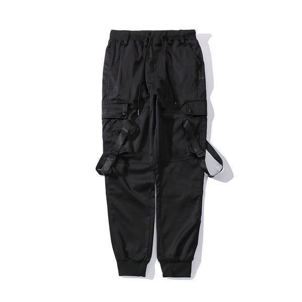 Pantalones Casuales con Múltiples Bolsillos y Cordón Ajustable - Image 5