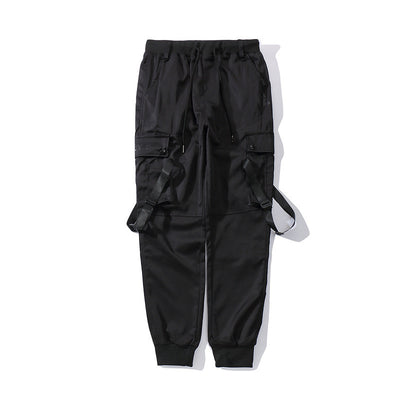 Pantalones Casuales con Múltiples Bolsillos y Cordón Ajustable - Image 5