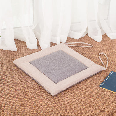 Silla de Comedor Four Seasons con Cojín Antideslizante y Correas de Lino - Image 31