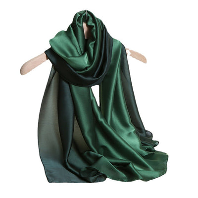 Pañuelo de Seda con Degradado de Colores para Mujer - Image 13
