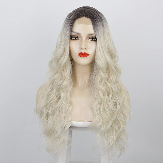 Peluca Frontal de Encaje Estilo Europeo y Americano para Mujer - Image 15