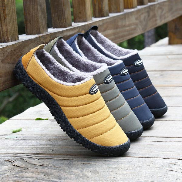 Zapatos Casuales Cálidos de Forro Polar para Hombre