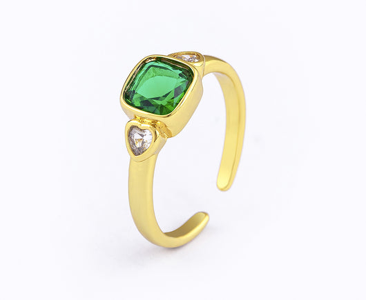 Anillo de Corazón con Diamantes Micro Pavé para Mujer - Image 14