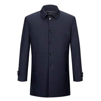 Abrigo Trench Coat Ejecutivo Largo para Hombre - Image 4