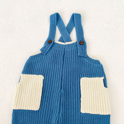 Mameluco Tejido con Tirantes y Bolsillos para Bebé - Image 10