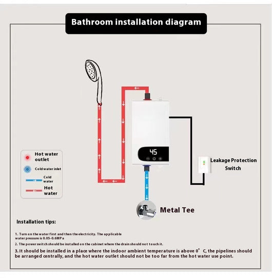 Calentador de Agua Eléctrico Compacto con Tecnología Inteligente y Conversión de Frecuencia - Image 16