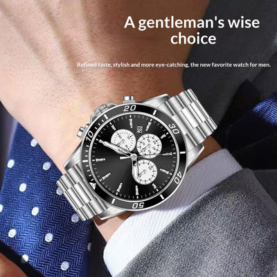 Reloj de Cuarzo para Hombre con Correa de Acero Inoxidable Premium - Image 25