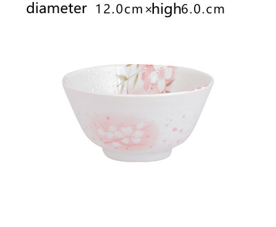 Juego de Vajilla Cerámica Mino-yaki Flor de Cerezo Importada de Japón - Image 6