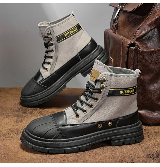 Botas Martin Altas Estilo Británico para Hombre - Image 16
