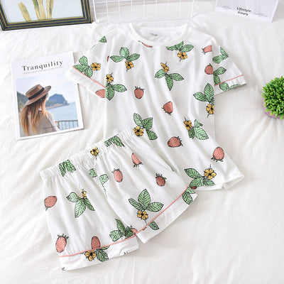 Pijama Corto de Algodón para Mujer - Comodidad de Verano - Image 22
