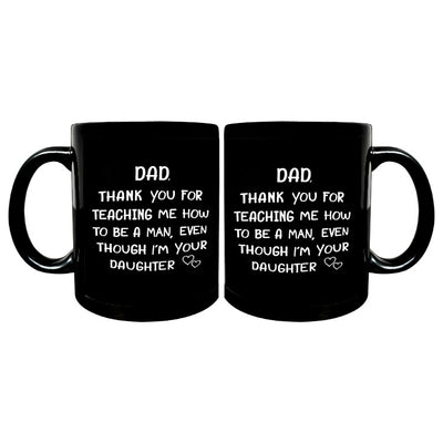 Taza de Café Cerámica con Esmalte Negro - Image 3