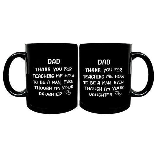 Taza de Café Cerámica con Esmalte Negro - Image 3