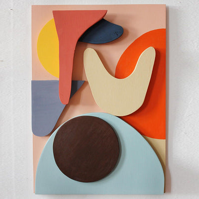 Cuadro Moderno Tridimensional para Sala de Estar - Arte Minimalista Contemporáneo - Image 49