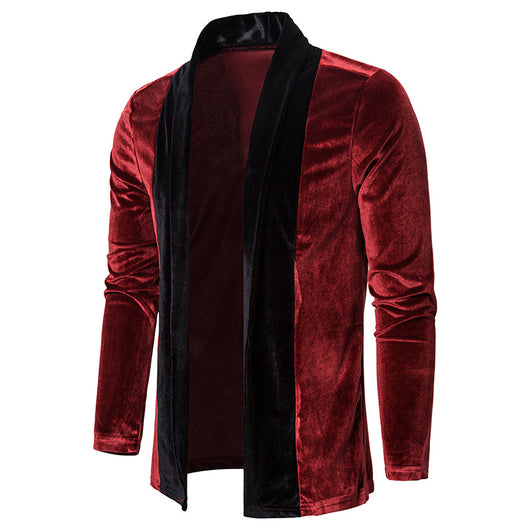 Chaqueta Cardigan Hombre con Detalles de Color - Estilo Personalizado - Image 2