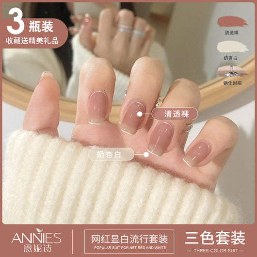 Set de Esmalte de Gel Nude Hielo Tricolor 2024 - Colección Jelly - Image 35
