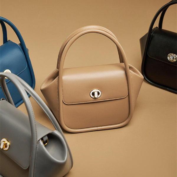 Bolso Tote de Cuero con Ala Cruzada