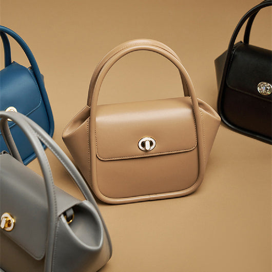Bolso Tote de Cuero con Ala Cruzada