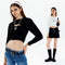 Conjunto de Dos Piezas: Blusa Manga Larga con Tirantes Ajustables