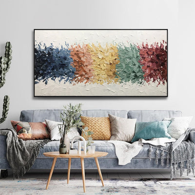 Cuadro Abstracto Moderno al Óleo - Arte de Pared Texturizado para Decoración del Hogar - Image 6