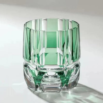 Vaso de Whiskey Edo Kiriko Pino y Grúa - Artesanía Japonesa - Image 11