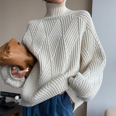 Suéter Grueso Holgado para Invierno - Abrigo Cómodo y Versátil