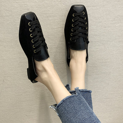 Zapatos Planos Mujer Punta Cuadrada Versátil - Calzado Cómodo para Diario - Image 2