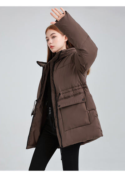 Chaqueta Acolchada de Algodón con Capucha - Versátil y Elegante - Image 9