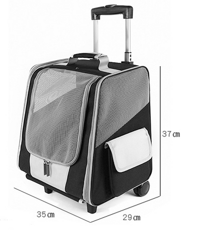 Mochila Transportadora Respirable para Mascotas con Ruedas - Image 6