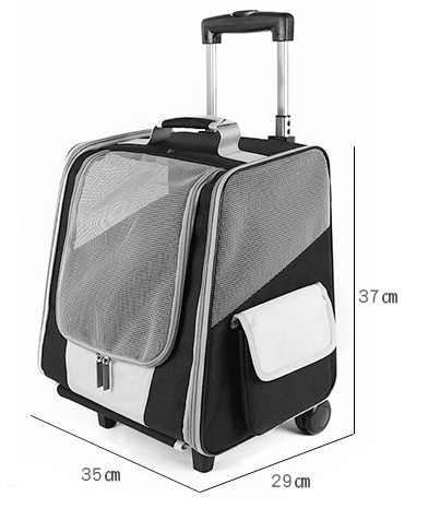 Mochila Transportadora Respirable para Mascotas con Ruedas - Image 6