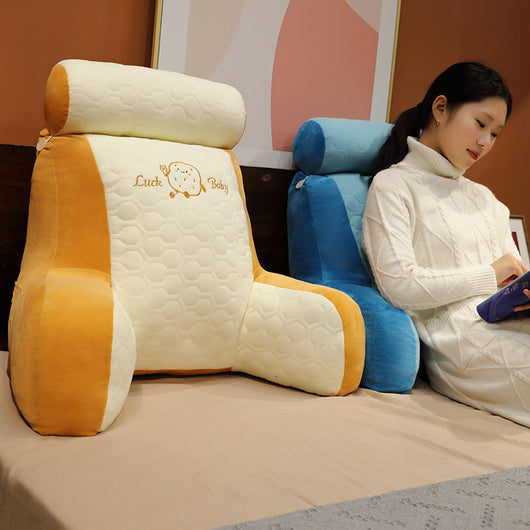 Almohada de Látex Elevada con Soporte Cervical y Funda Acolchada Premium - Image 3