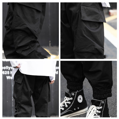 Pantalones de Trabajo Hombre Corte Relajado Color Liso - Image 5