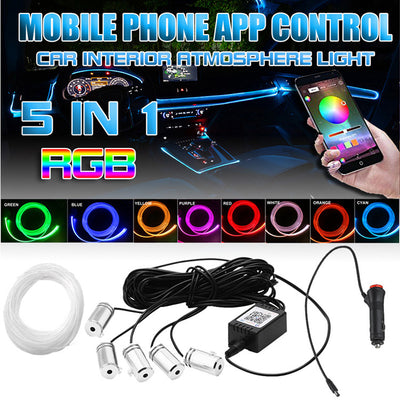 Luz de Ambiente para Auto con Control de Voz 5 en 1 - Image 19
