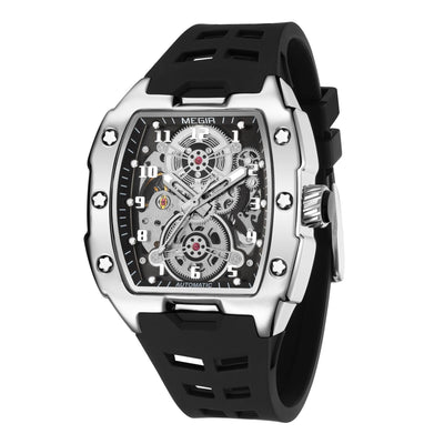 Reloj Deportivo Mecánico Resistente al Agua Diseño Cilíndrico para Hombre - Image 2