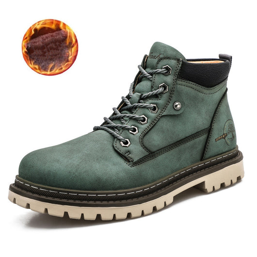 Botas Martin de Cuero Genuino para Hombre - Estilo Británico Talla Grande - Image 6