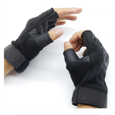 Guantes Tácticos de Medio Dedo para Hombre Estilo Fuerzas Especiales - Image 9