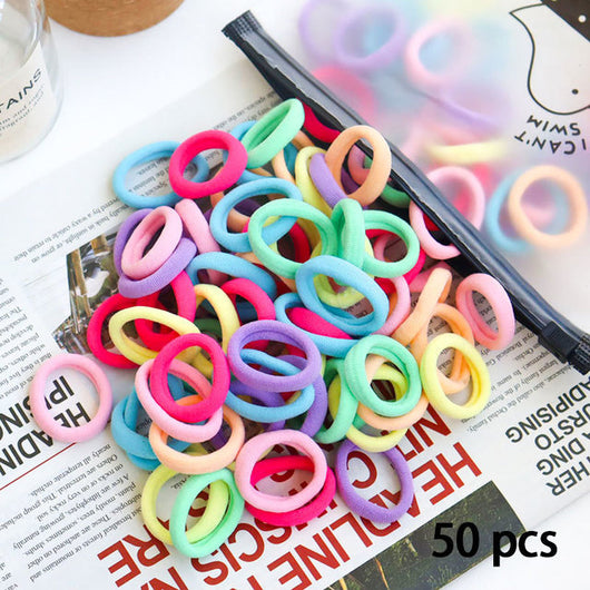 Set de 50 Bandas Elásticas Coloridas para el Cabello - Accesorios Infantiles - Image 61