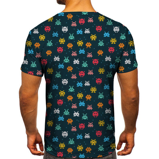 Playera Retro Camuflaje con Estampado Digital 3D - Image 2
