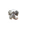Elephant Leopard Ring For Men And Women Opening 925 Plateado