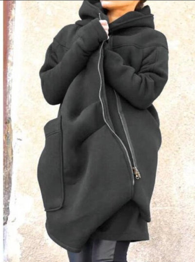 Sudadera Deportiva con Capucha de Largo Medio