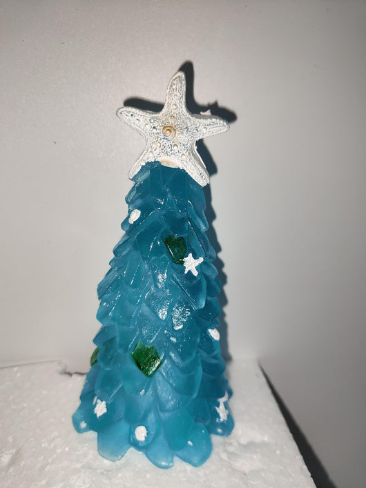 Árbol de Navidad Azul de Cristal DIY - Decoración Única y Creativa - Image 7