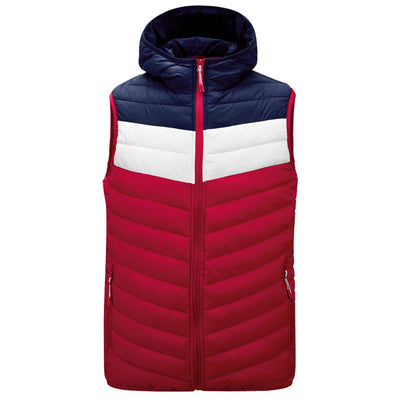 Chamarra Deportiva con Capucha y Costillas Contrastantes - Image 11