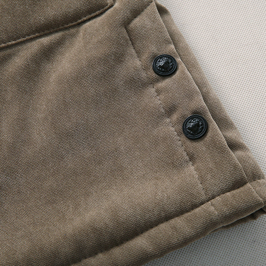 Abrigo de Algodón con Capucha y Forro Afelpado para Hombre - Image 3