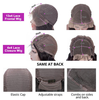 Peluca Ondulada Corta con Encaje Frontal - Image 10