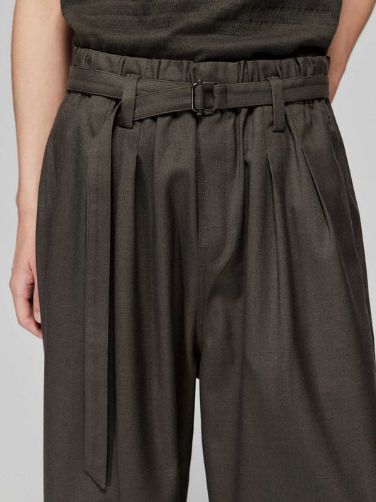 Pantalón Ancho Elegante con Cintura Elástica Ajustable y Encaje - Image 4